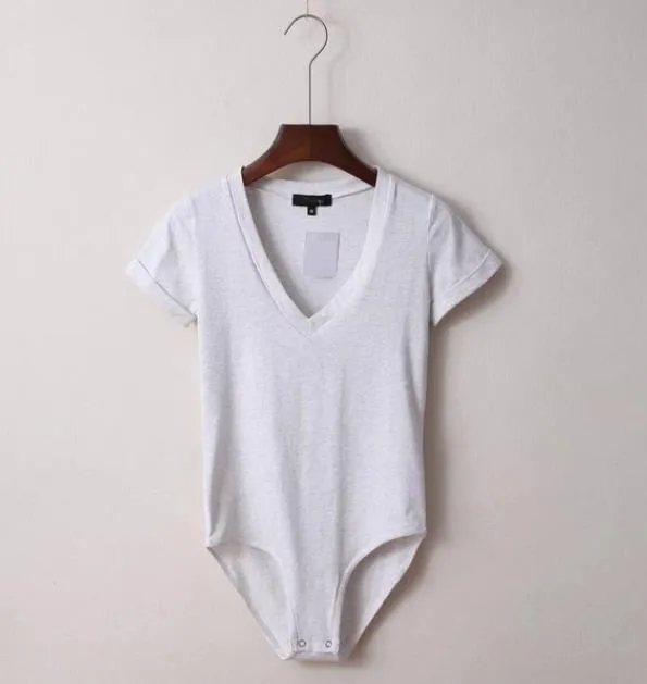 V-Neck T-Shirt Bodysuit