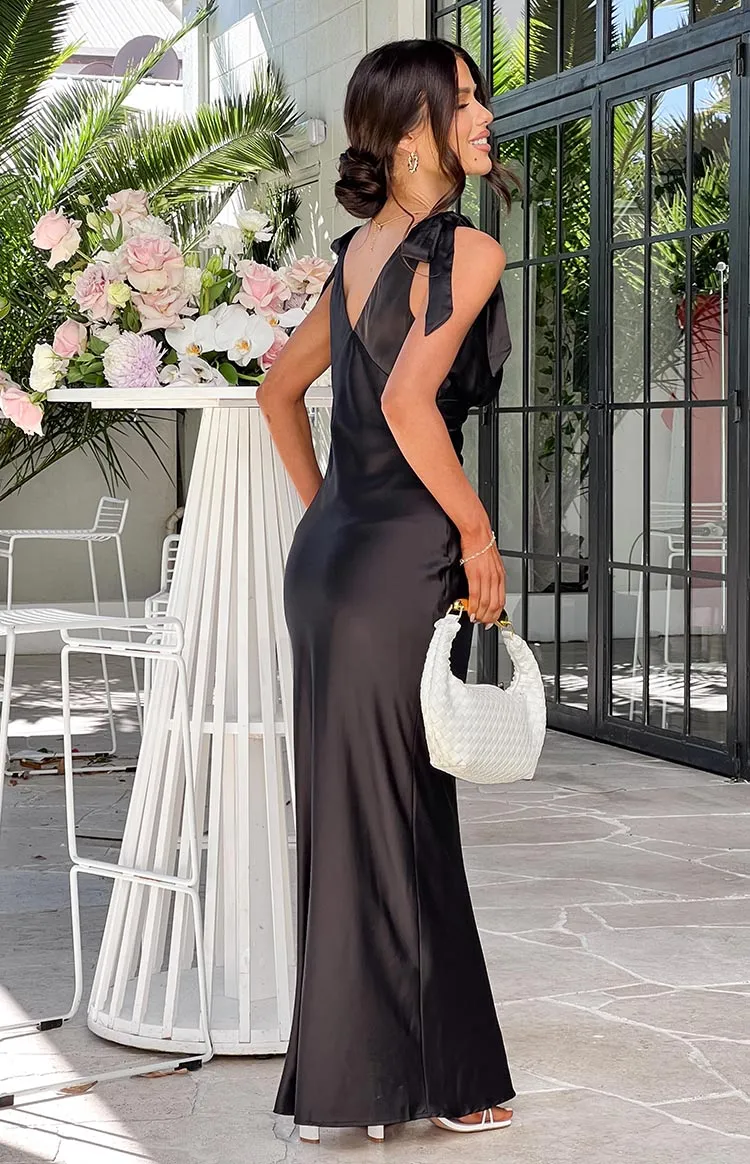 Val Black Maxi Dress