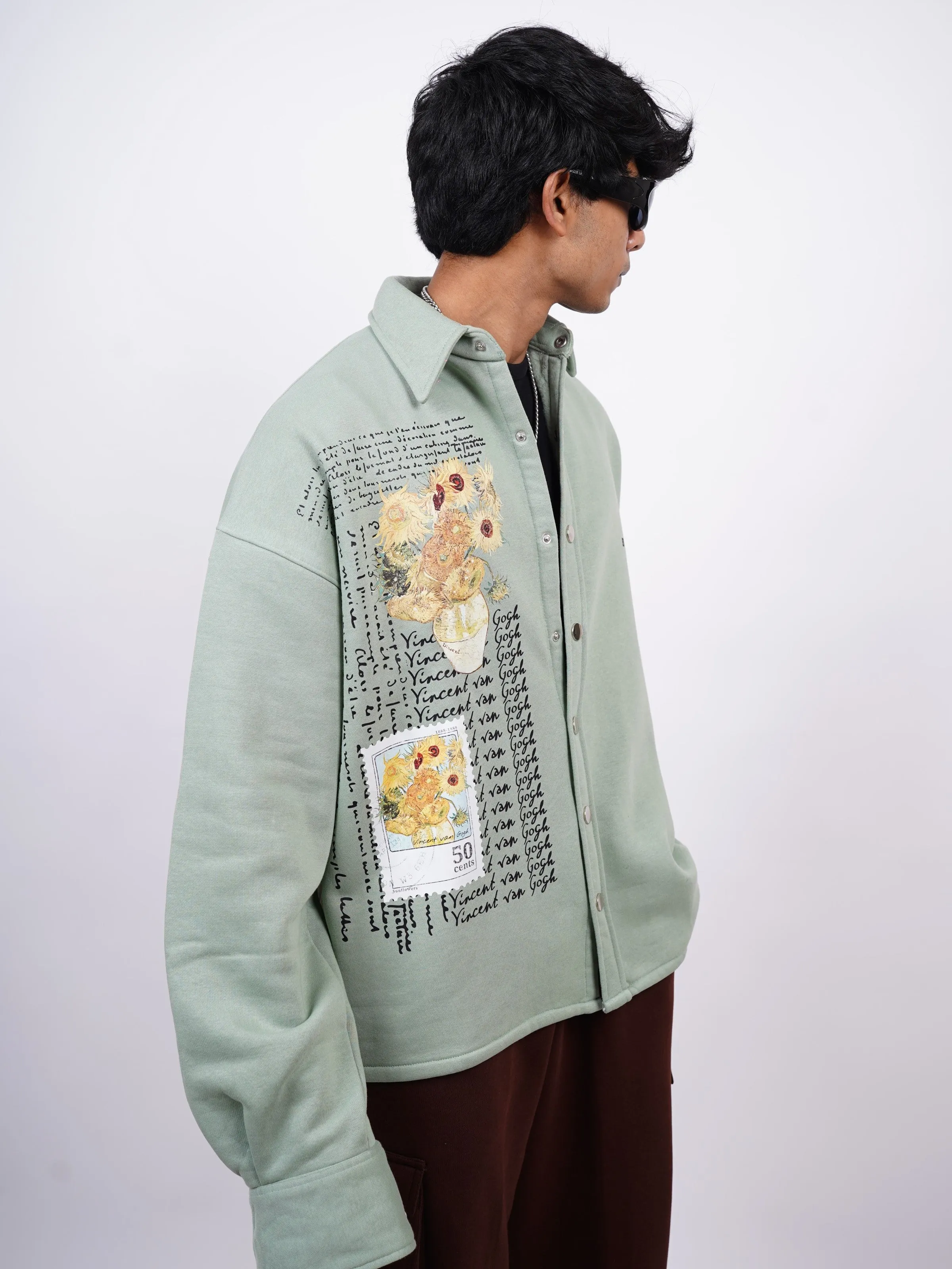 Van Gogh x Burger Shacket for Men and women