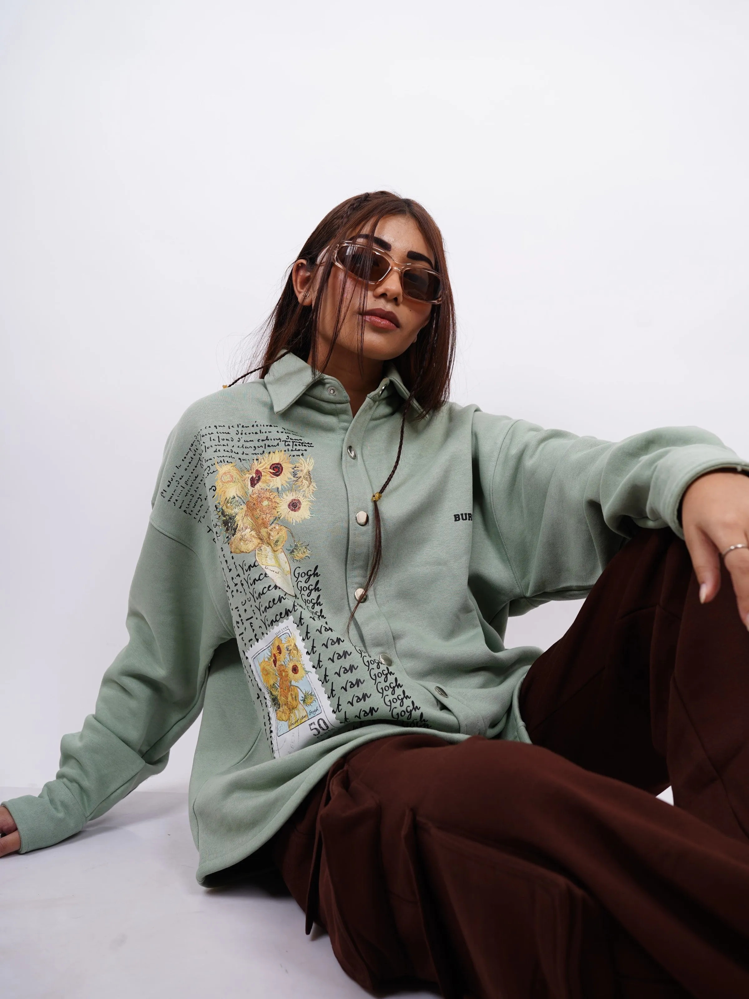 Van Gogh x Burger Shacket for Men and women