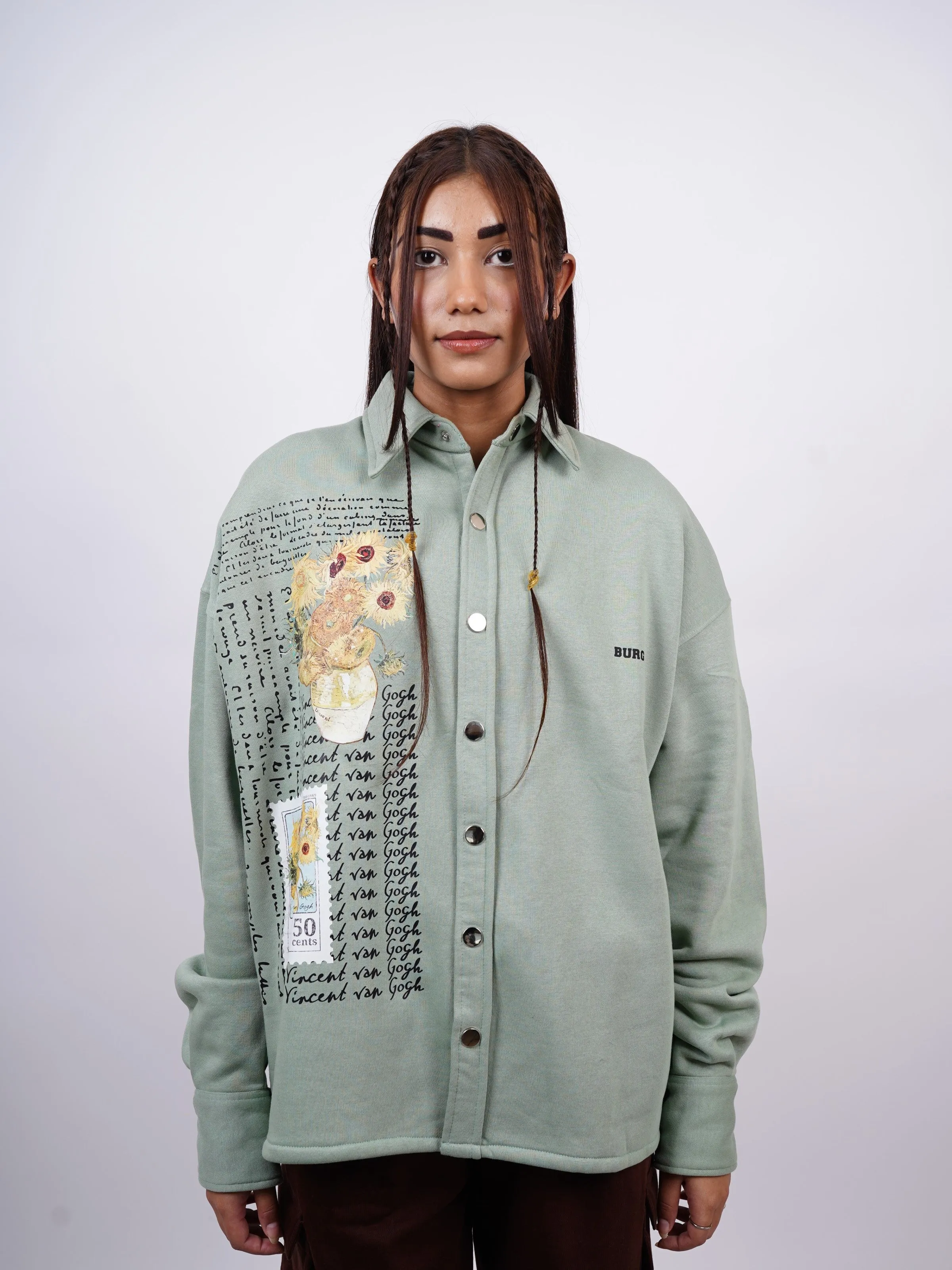 Van Gogh x Burger Shacket for Men and women