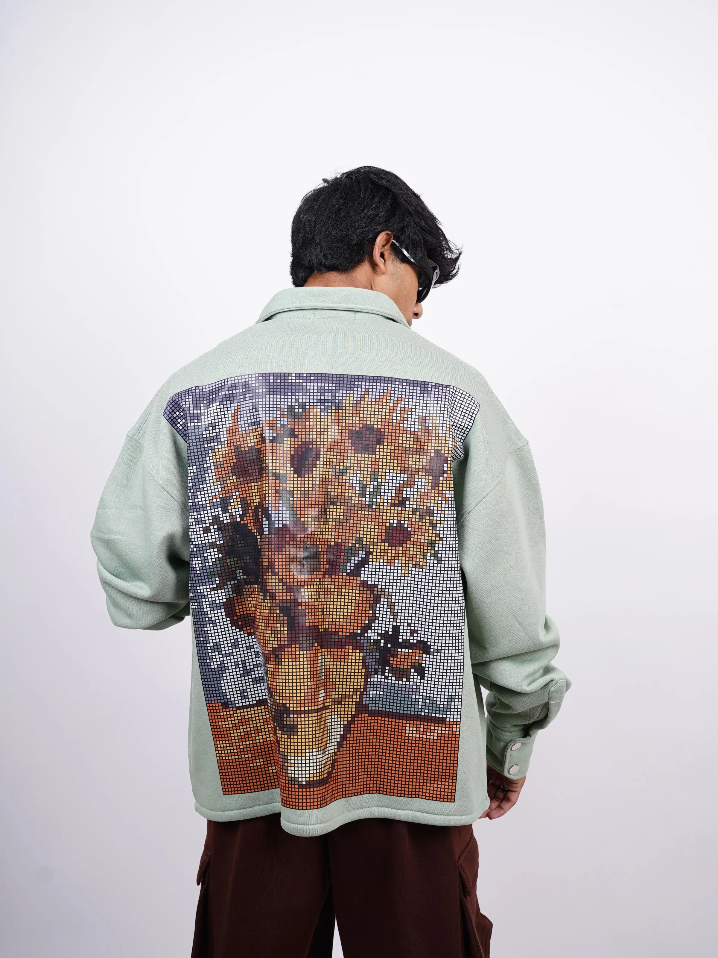 Van Gogh x Burger Shacket for Men and women