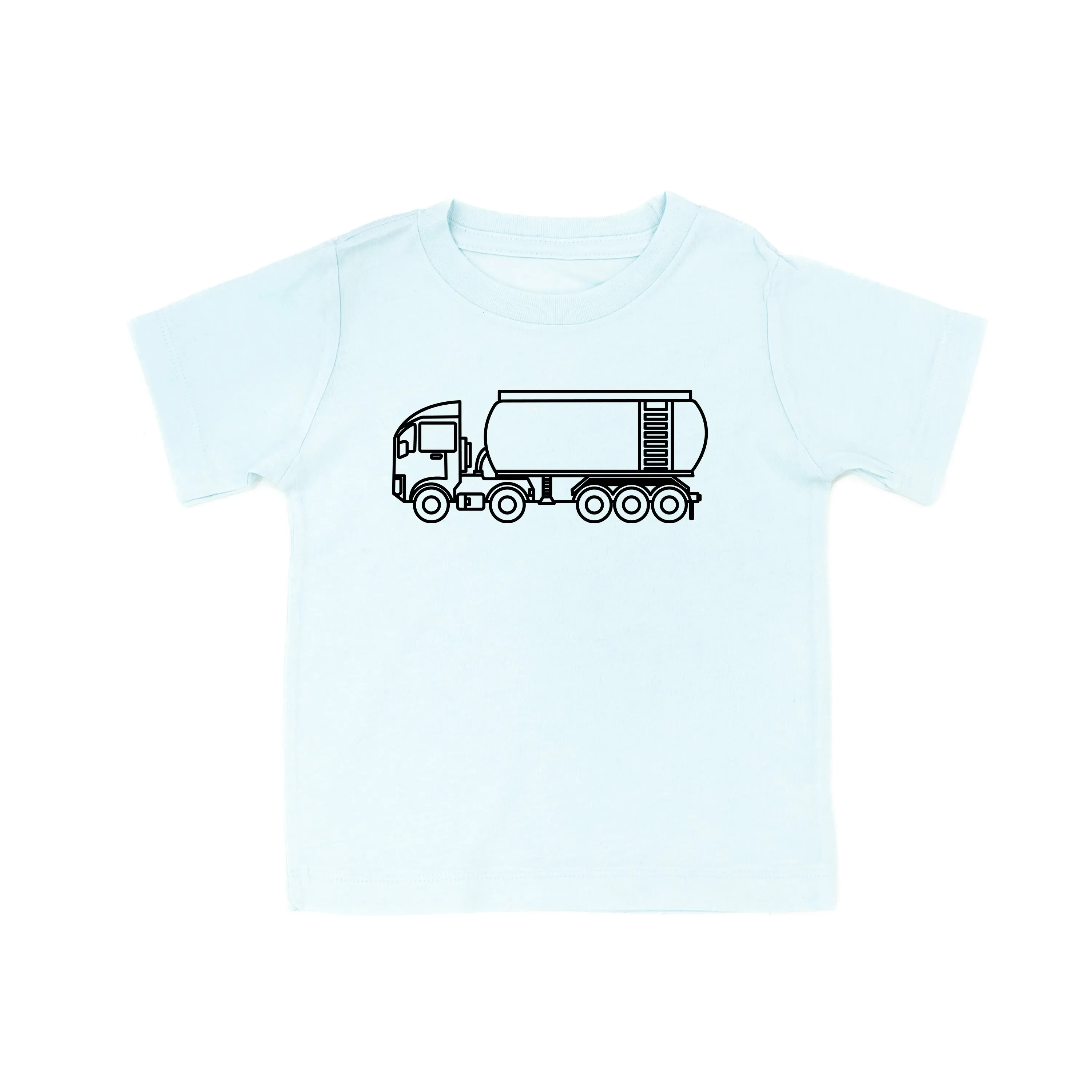 WATER TRUCK - Minimalist Design - Short Sleeve Child Shirt