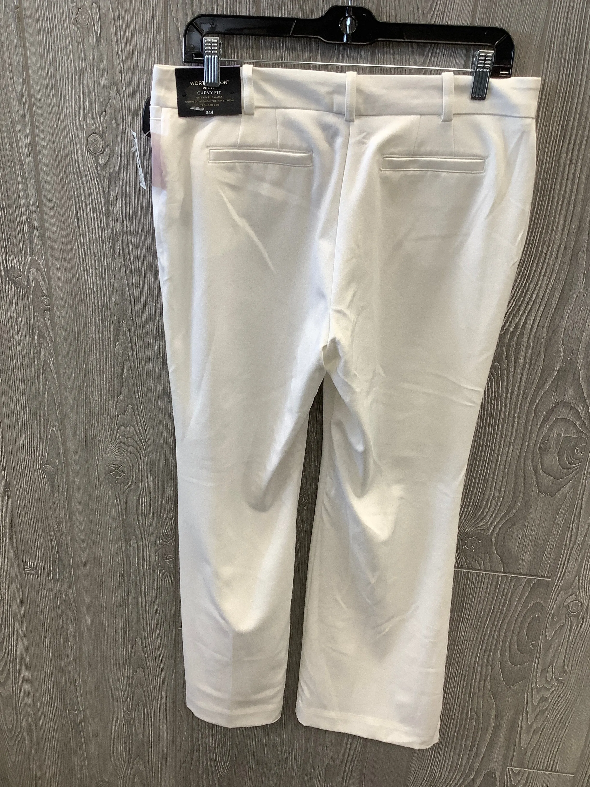 White Pants Dress Worthington, Size 8petite