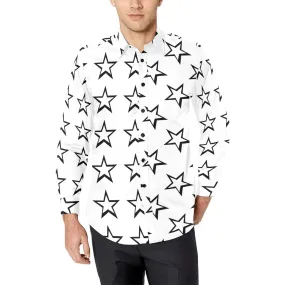 White Shirt Star Print