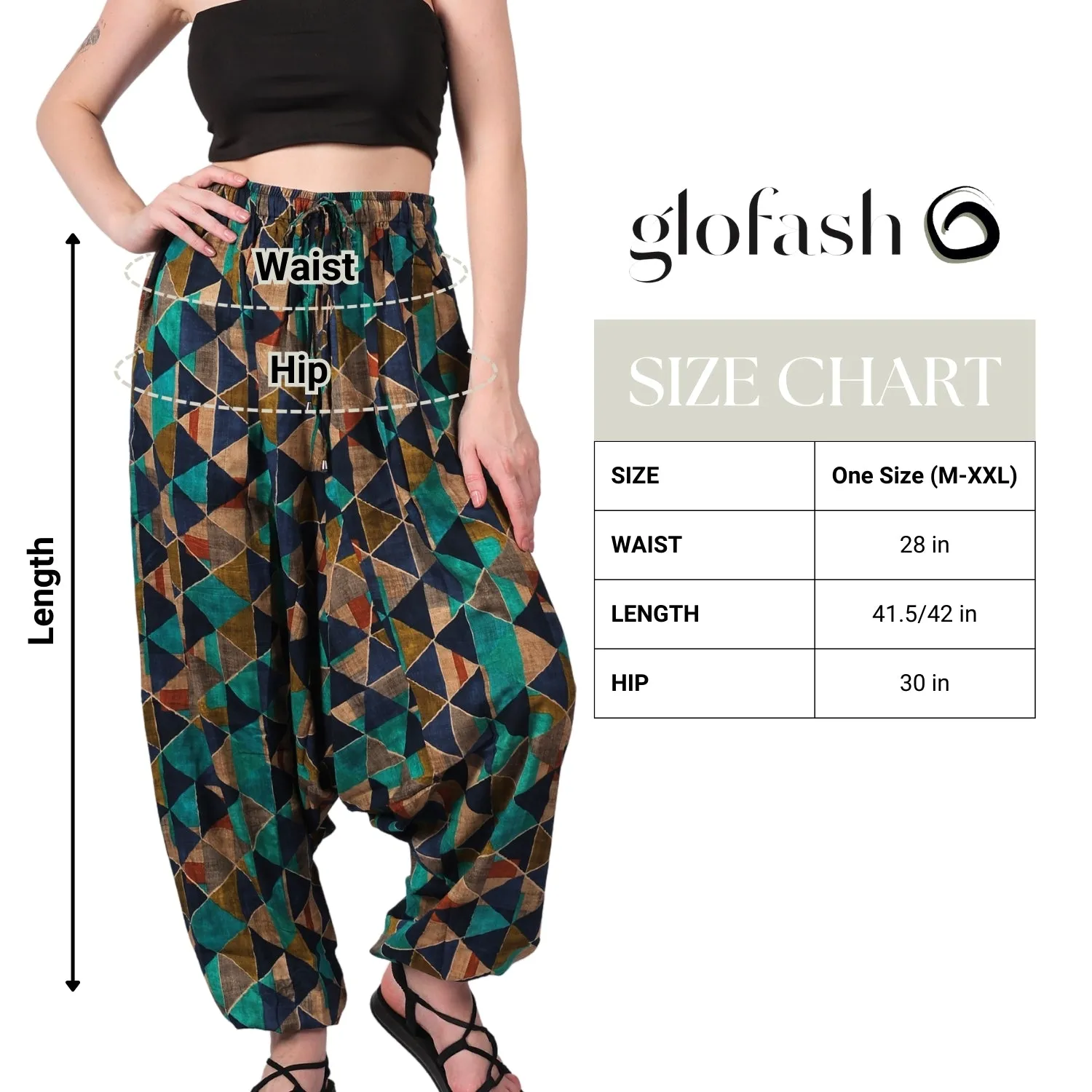 Women's Boho Harem Pants – Stylish & Beach Wear