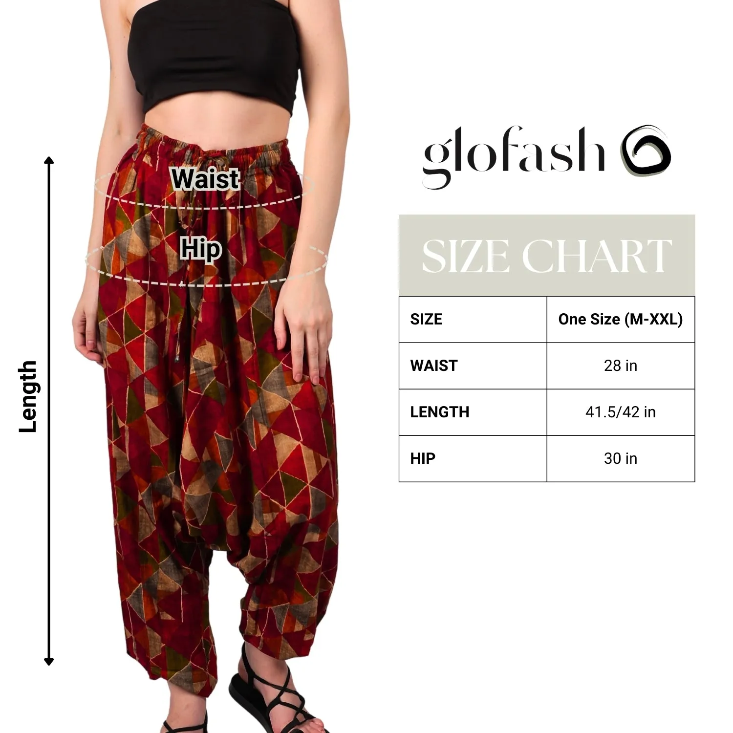 Women's Boho Harem Pants – Stylish & Beach Wear