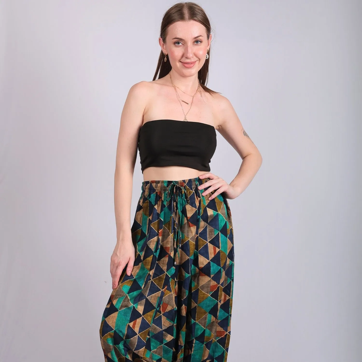 Women's Boho Harem Pants – Stylish & Beach Wear