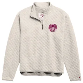 Womens Eagle Highland 1/4 Zip - Heather Dew