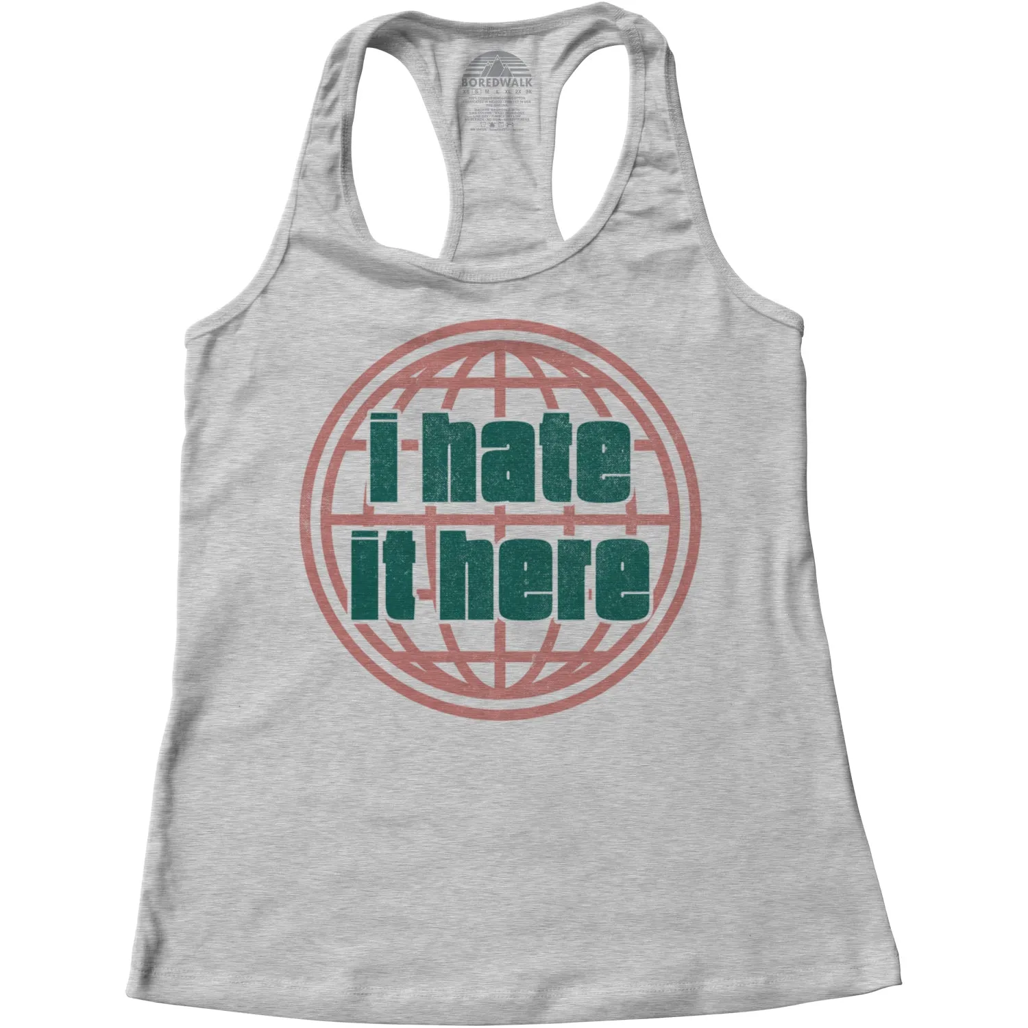 Women's I Hate It Here Racerback Tank Top