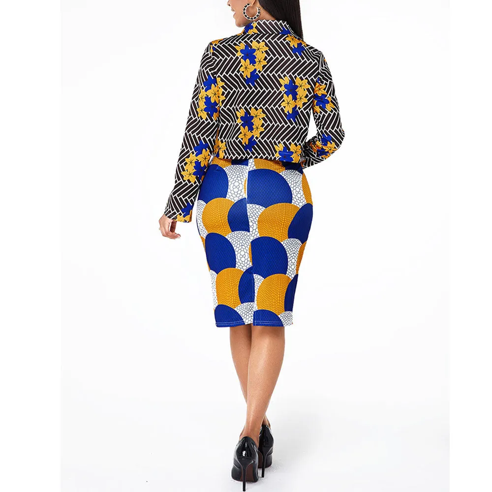 Women's Innovative Pretty Glamorous African Two-piece Dresses