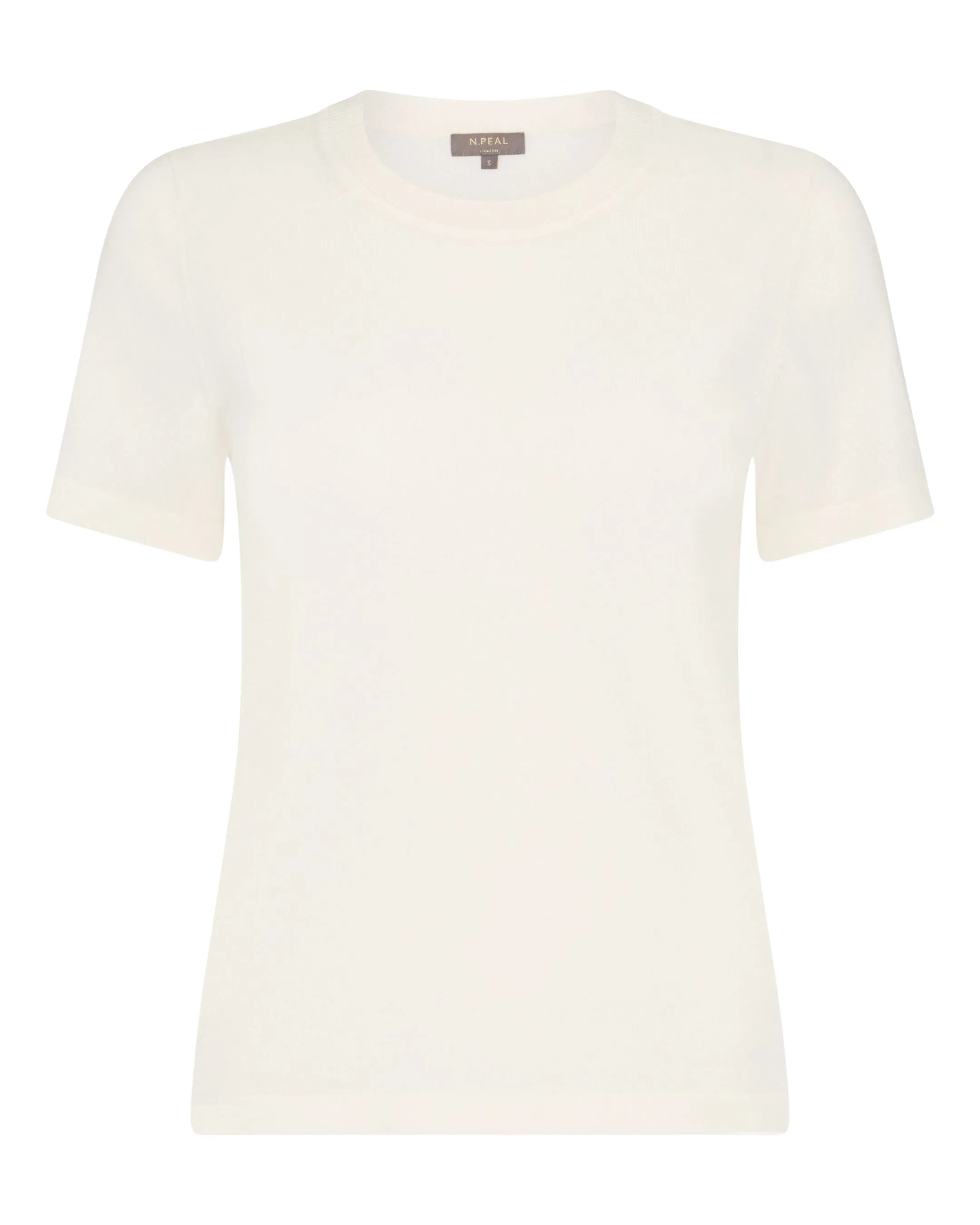 Women's Lottie Cashmere T-Shirt New Ivory White