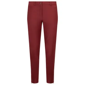 Womens Pia Micro High Stretch Pants Cabernet - AW24