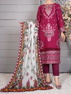 Women's "AMERIA" Winter Three Piece Khaddar Suit