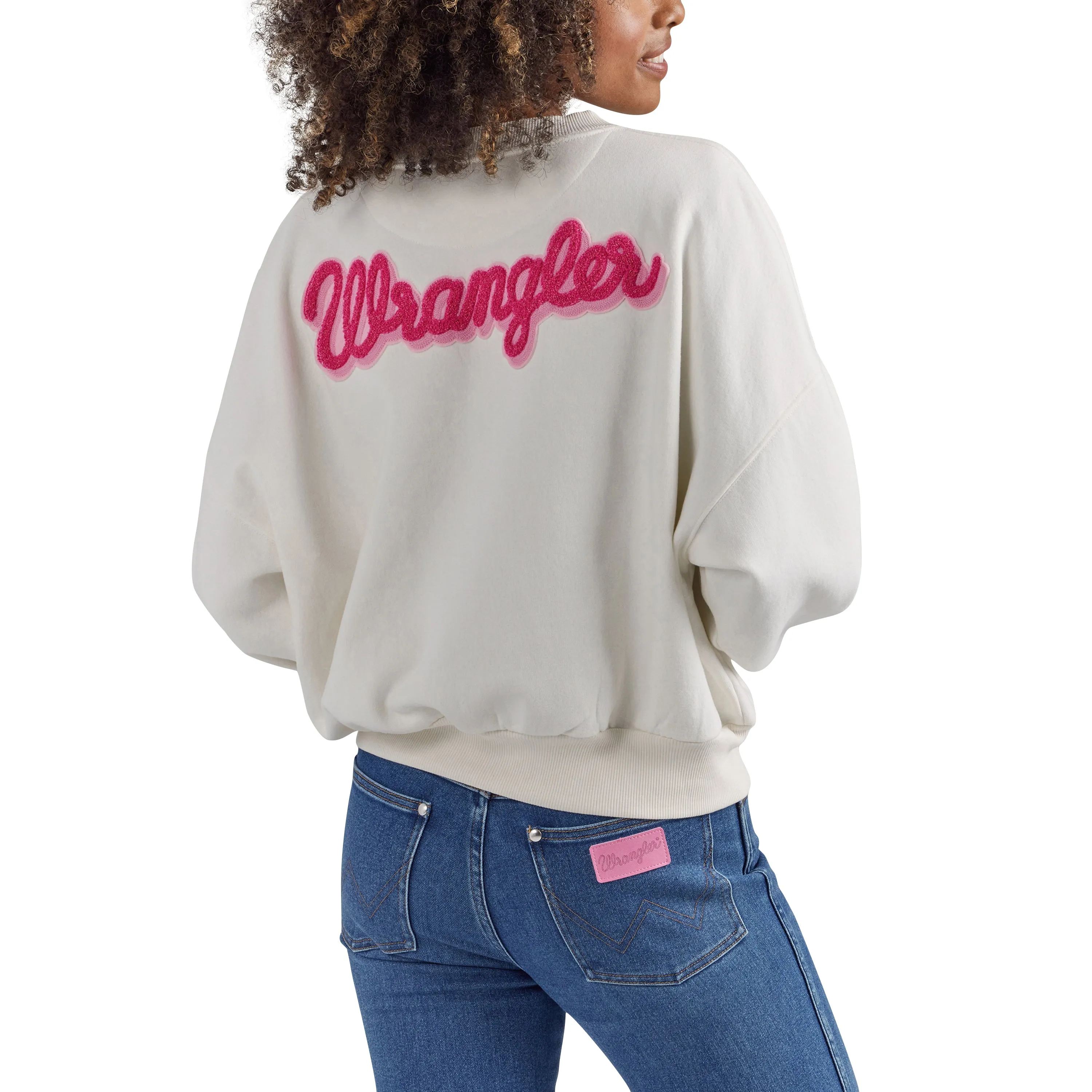 Wrangler Women's Barbie Relaxed Logo Sweatshirt