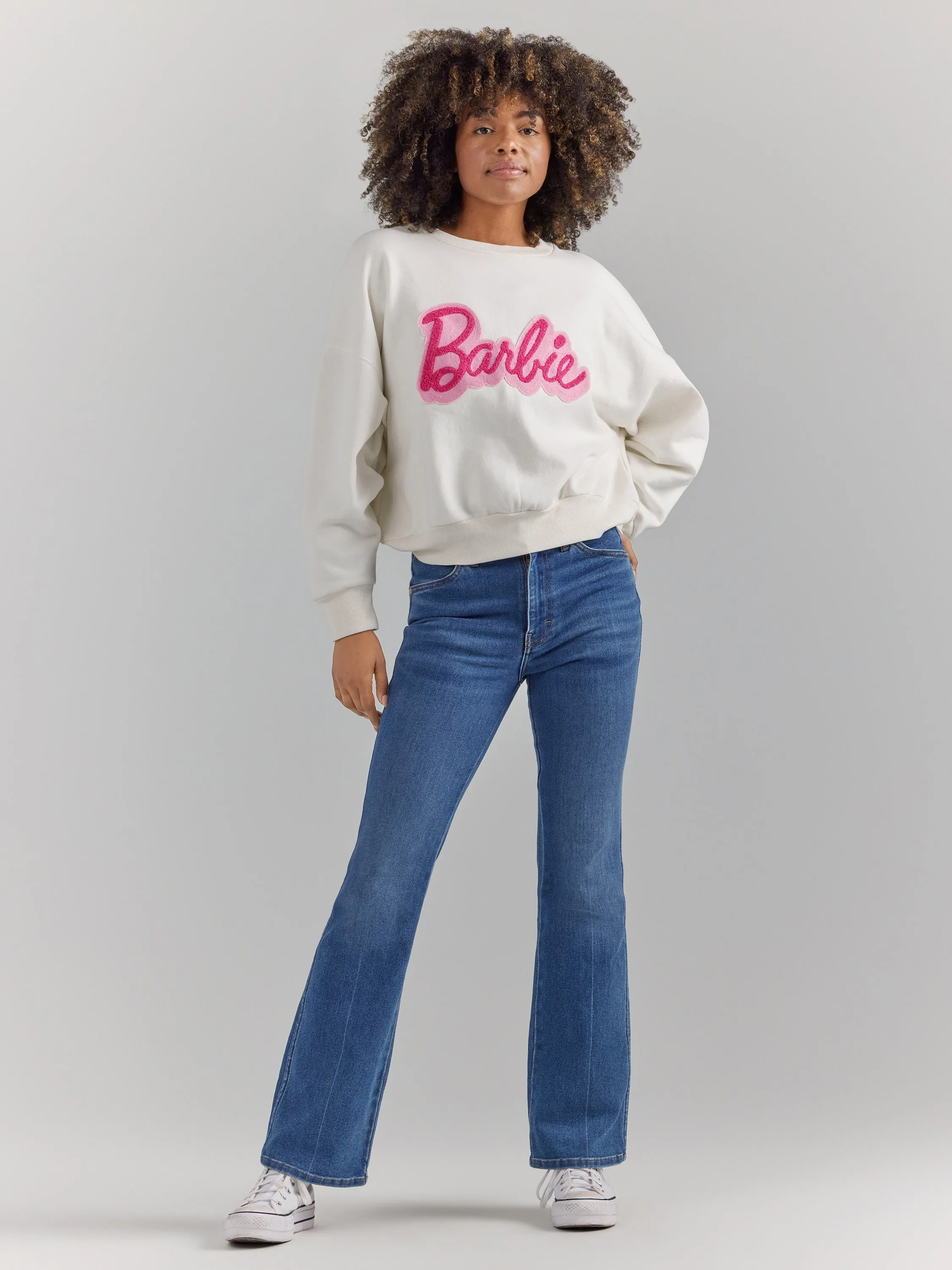 Wrangler Women's Barbie Relaxed Logo Sweatshirt