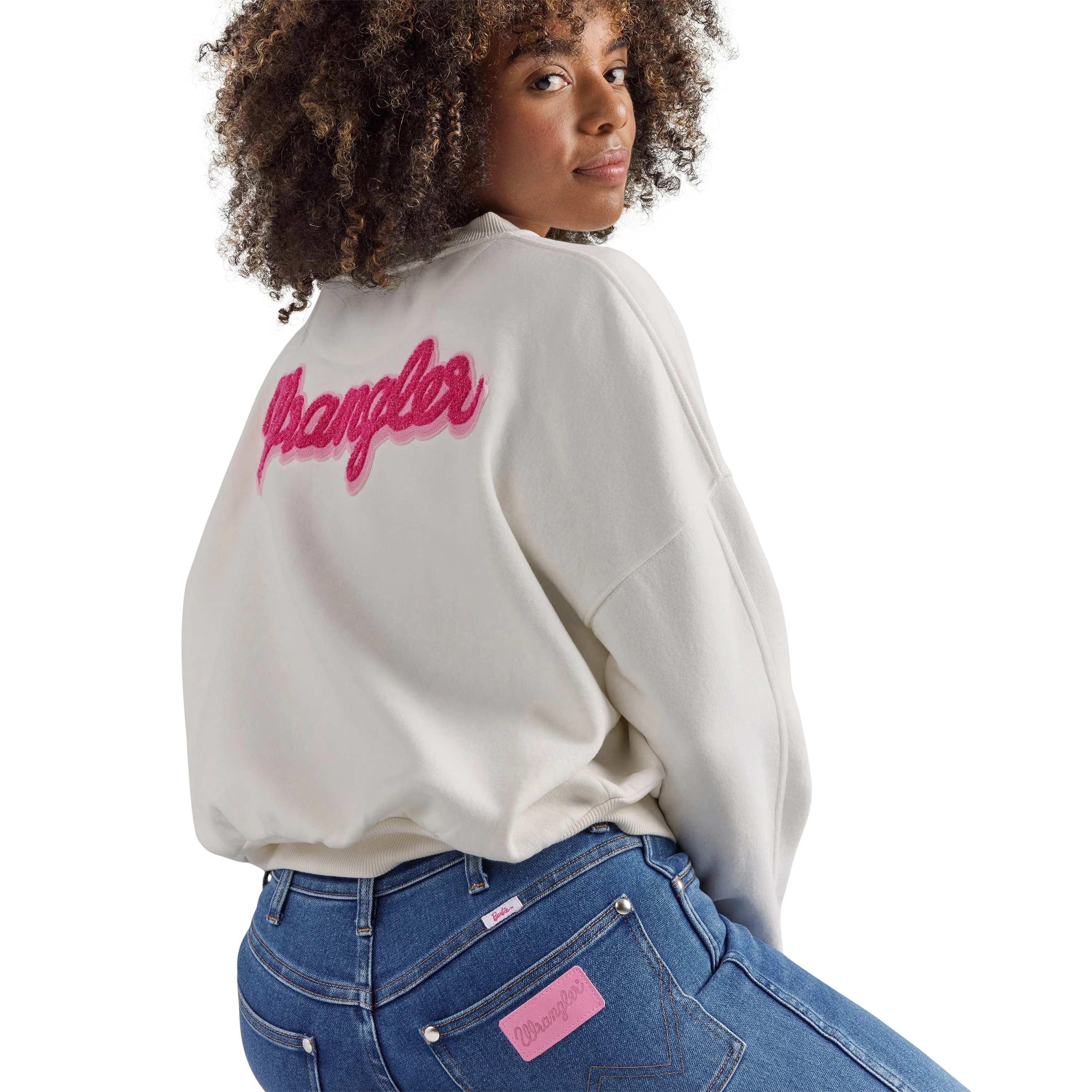 Wrangler Women's Barbie Relaxed Logo Sweatshirt