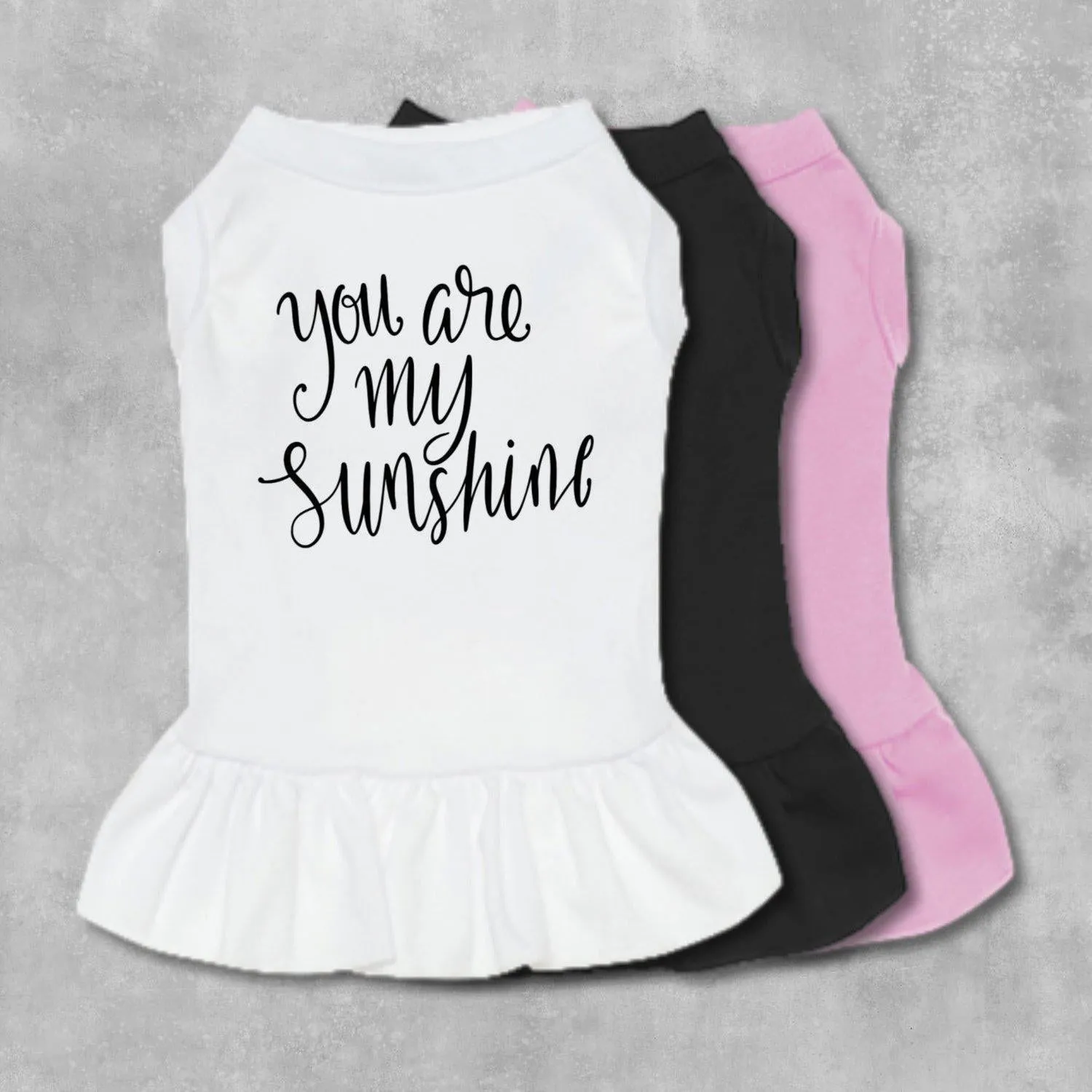 You Are My Sunshine Pet Dress