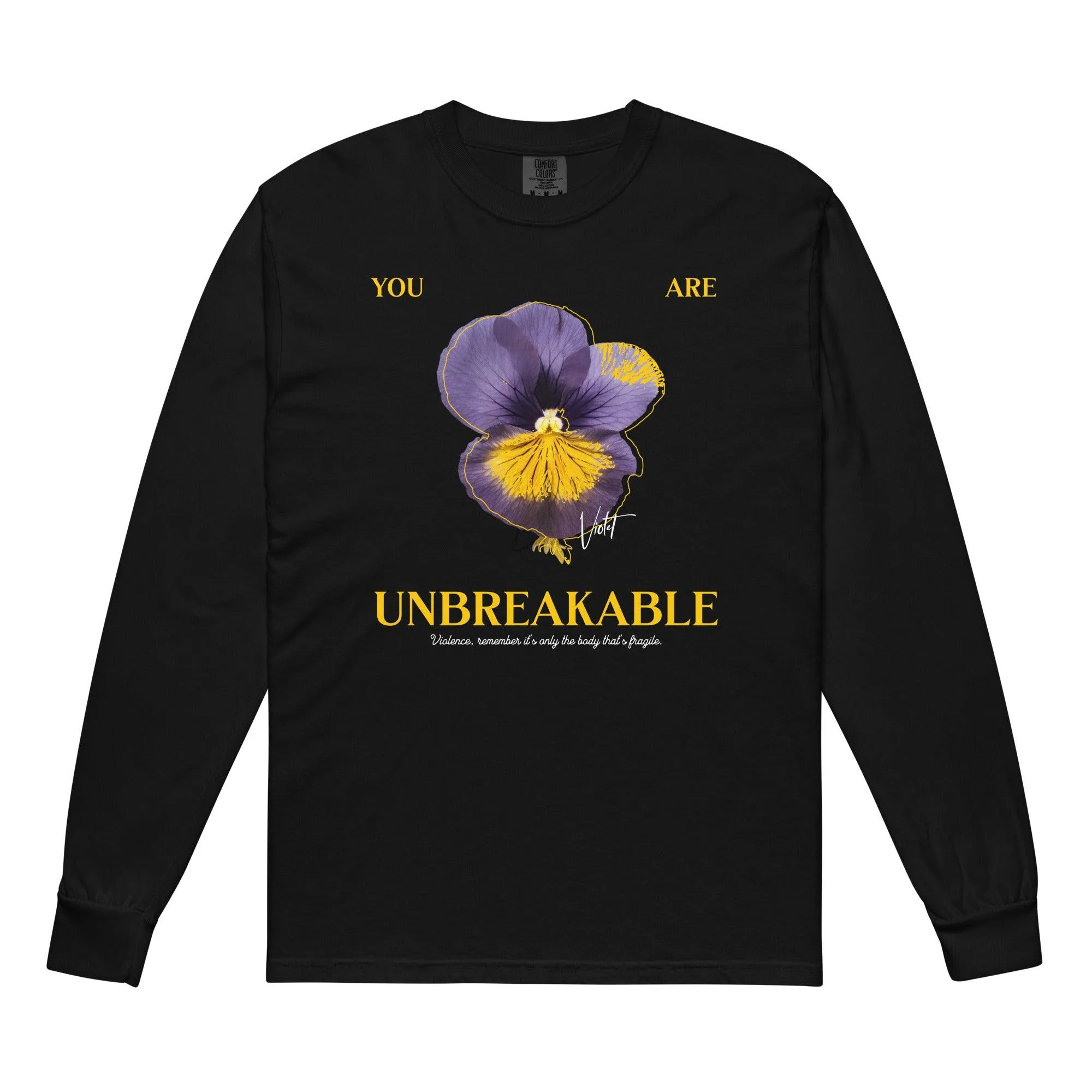 You Are Unbreakable Xaden and Violet Heavyweight Long Sleeve Shirt