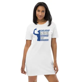 Zeta Phi Beta Hand Sign Principles T-Shirt Dress